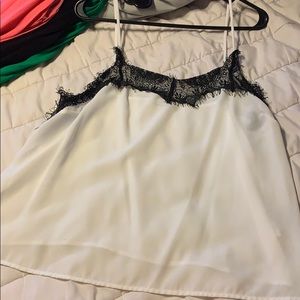 White pretty tank top